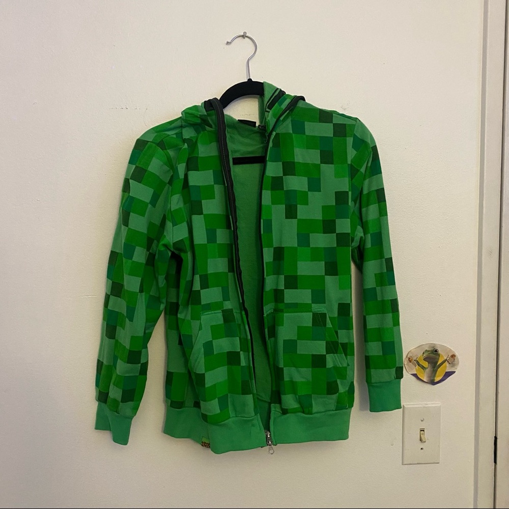 creeper hoodie with hood